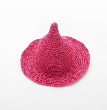 Straw Witch Hat For Kids