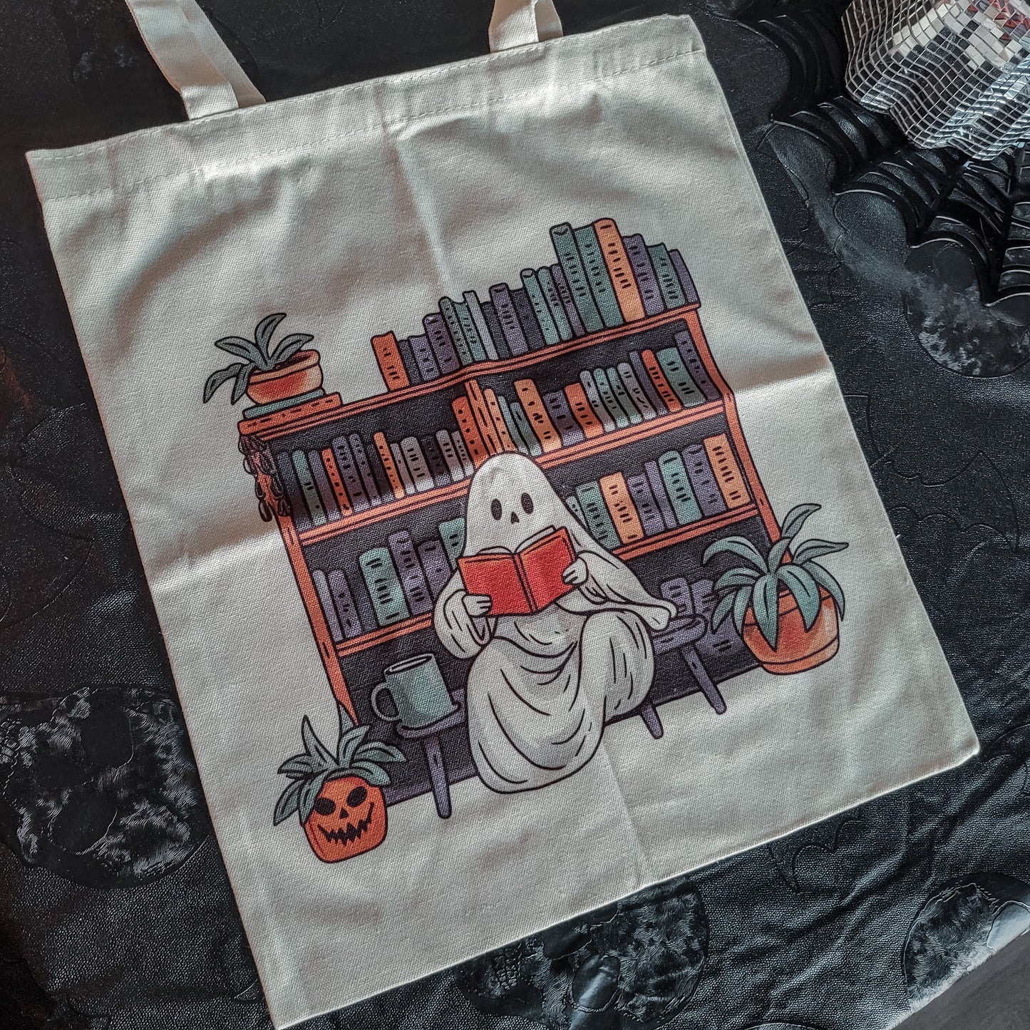 Reading Ghosty Tote