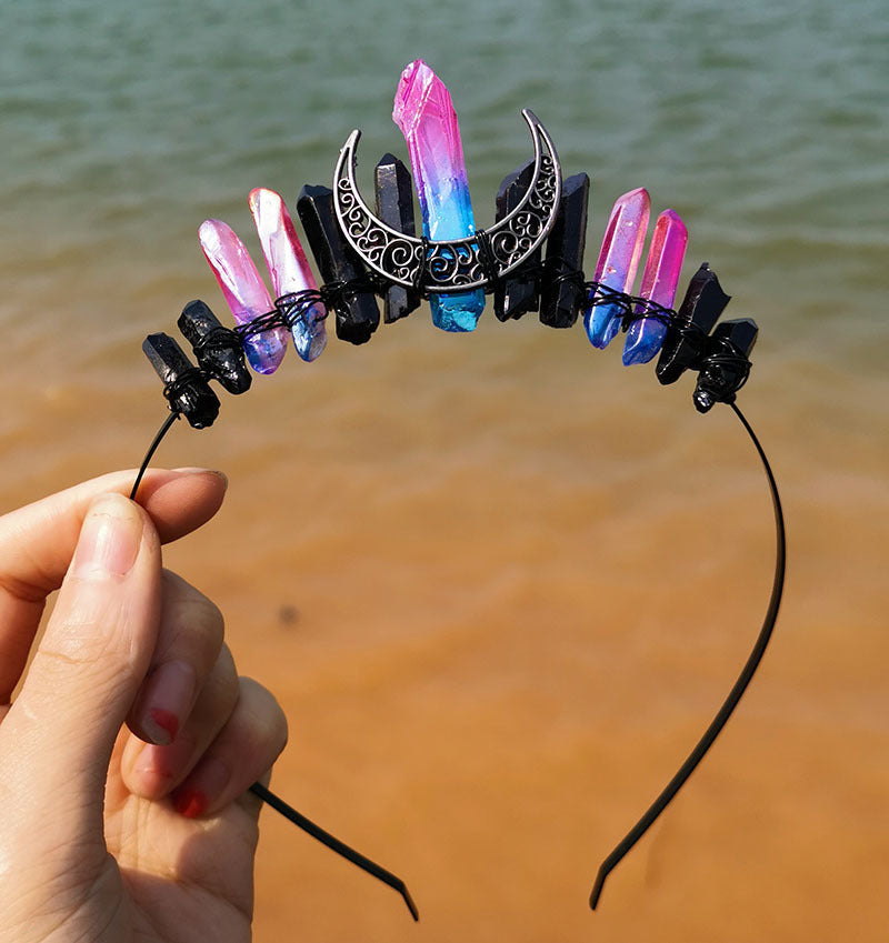 Witch Moon Accessories Electroplated Multicolored Headband